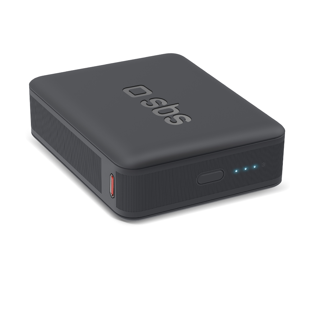 SBS TEBB10000HDPD20K - Powerbank 10000mAh mit USB-C in Schwarz