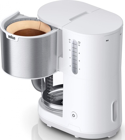 BRAUN KF1500WH - Filterkaffeemaschine KF 1500 WH PurShine Weiß