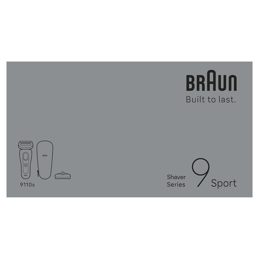 BRAUN 83920512 - Elektrorasierer Series 9 Schwarz