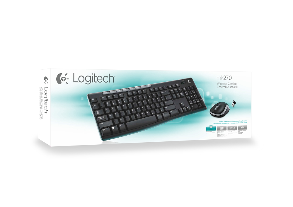 LOGITECH 920004512 - Logitech MK270 Wireless Tastatur und Maus Set