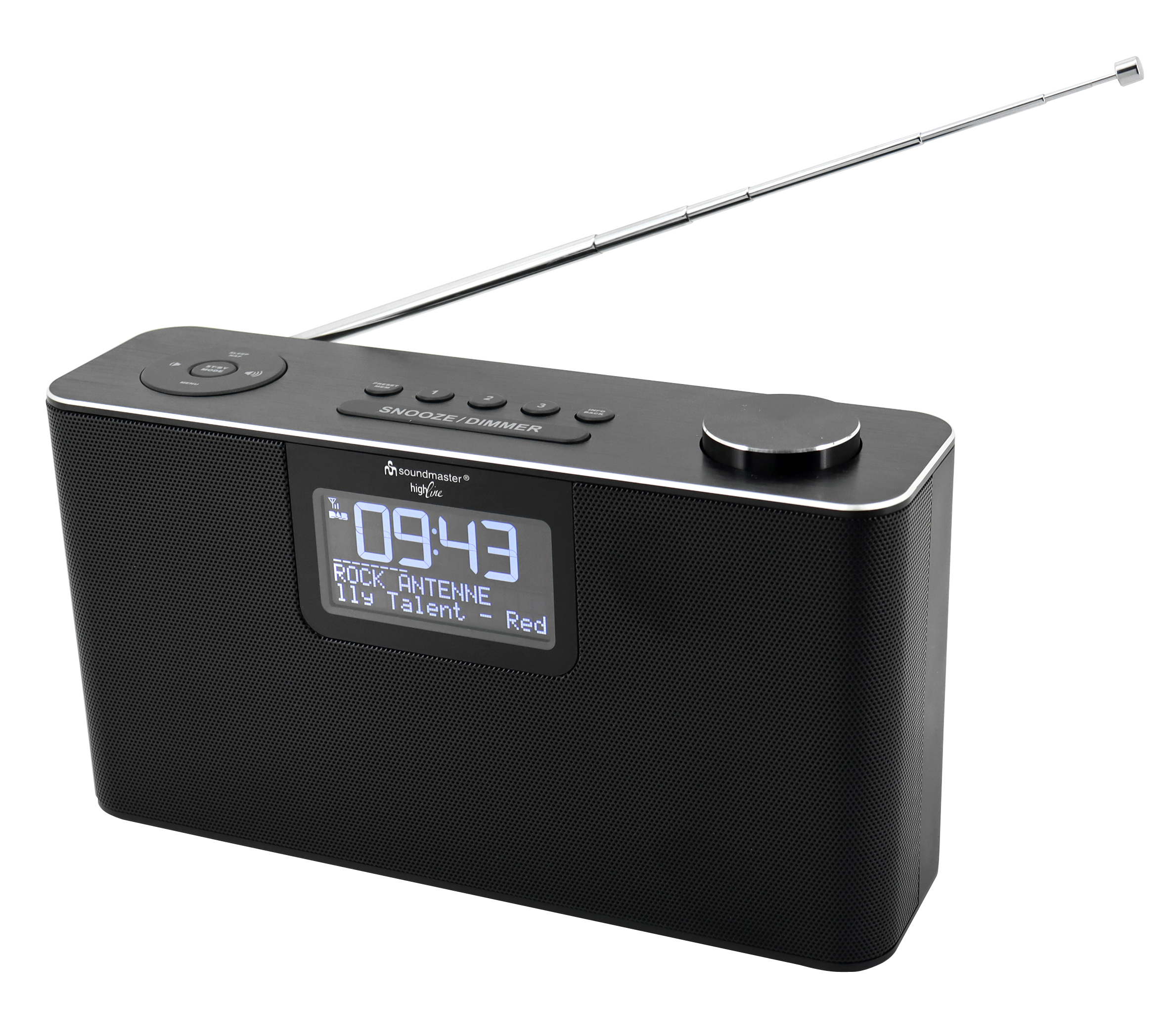 SOUNDMASTER AA41292 - DAB700SW – Tragbares DAB+/UKW-Radio mit Bluetooth in Schwarz