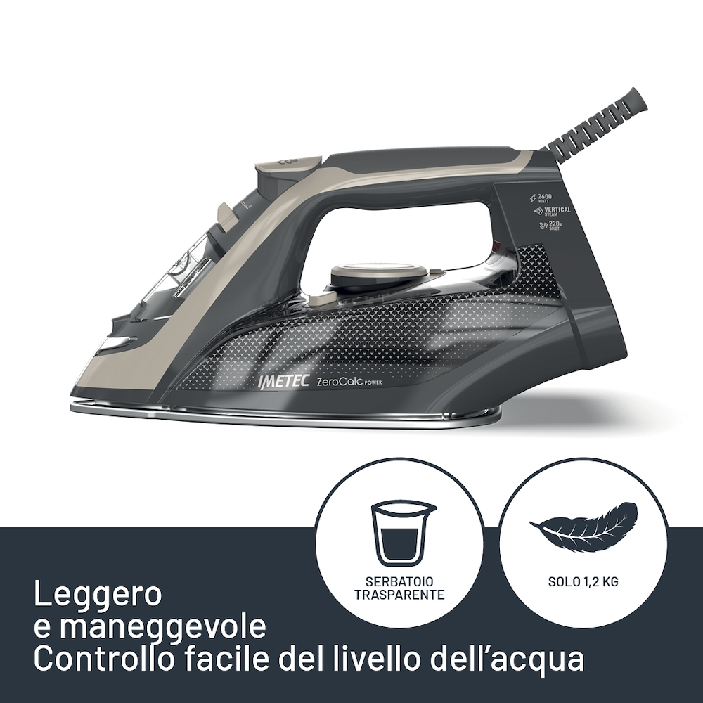 IMETEC 9049 - Dampfbügeleisen ZeroCalc 2600W
