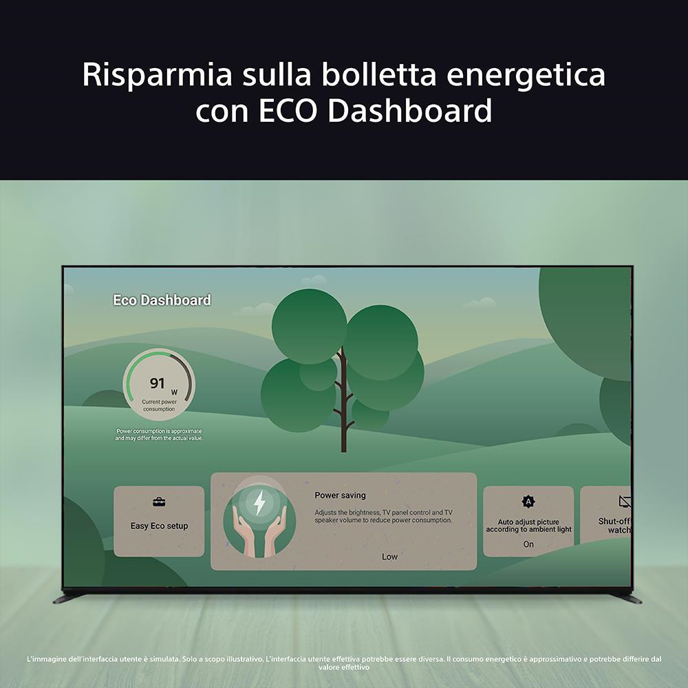 SONY K65XR8M25B - K65XR8M25B 0721308 TV QD-OLED 65"UHD 4K DVBT2/S2 SMART GOOGLE TV