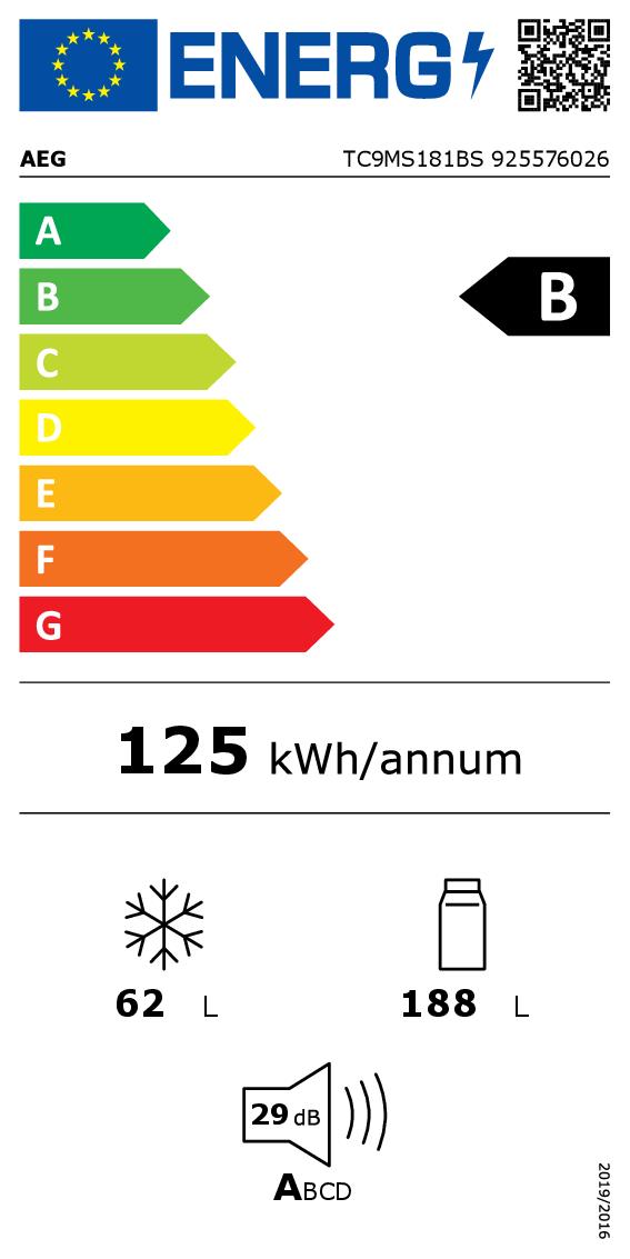 AEG 925576026 - Kombikühlschrank mit WiFi