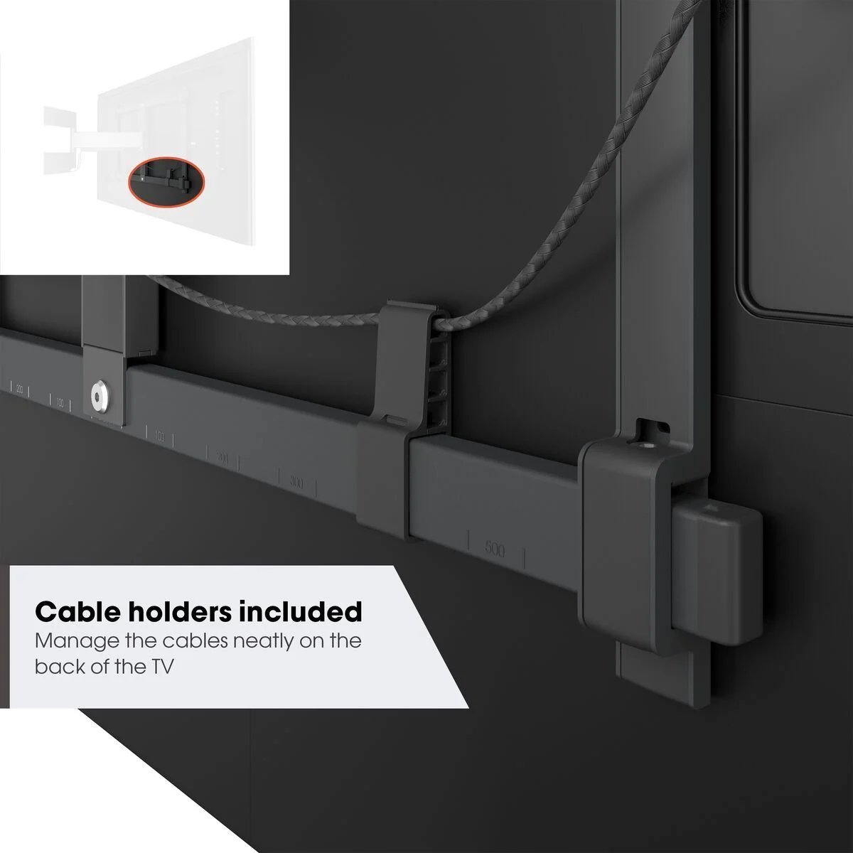 VOGEL'S TVM5645 - Vogel's ELITE TVM 5645 – Vollbewegliche, ultra-schlanke TV-Wandhalterung für 40–77 Zoll Fernseher