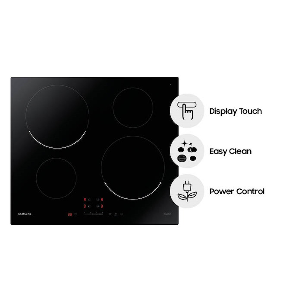 SAMSUNG NZ64T3707AKET - NZ64T3707AKET 0529917 P.COTT.INDUZ.60CM 4ZONE TOUCH VETROCER.NERO