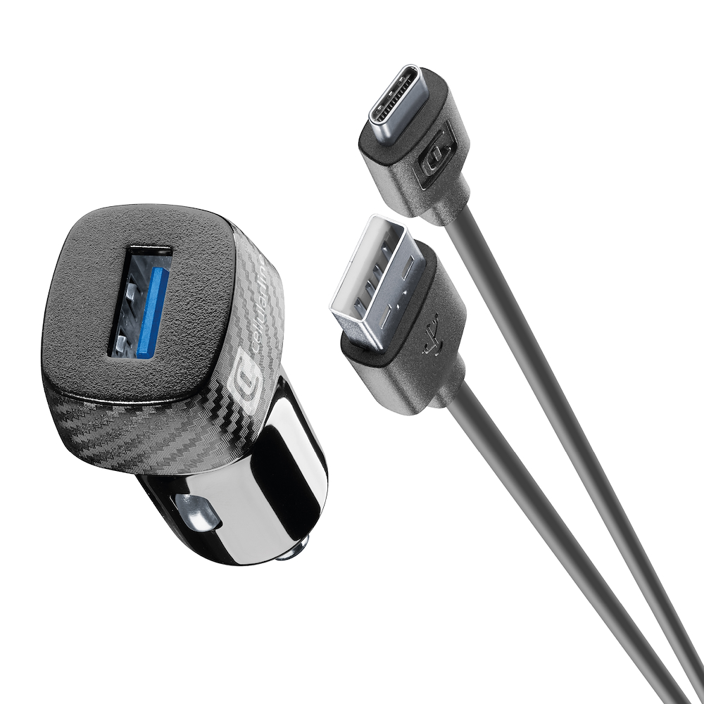 CELLULAR LINE CBRKIT18WTYCK - Auto Ladegerät 18W mit USB-C