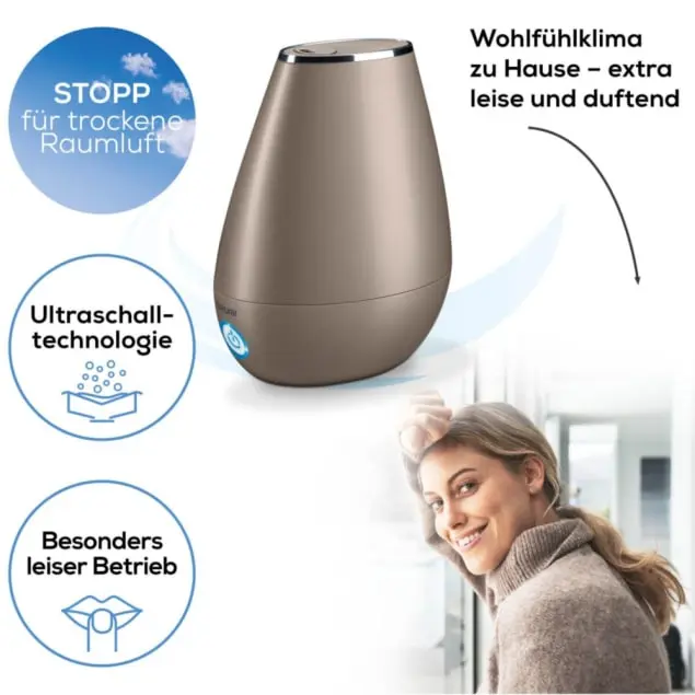 BEURER LB37TOFFEE - Beurer LB 37 Luftbefeuchter Toffee