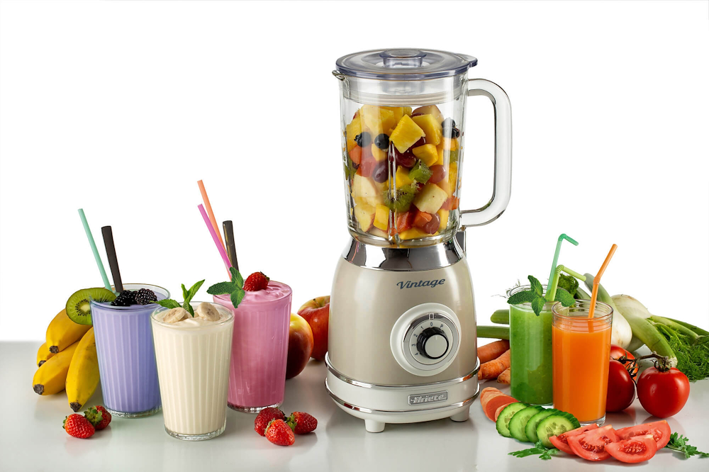 ARIETE 583BEIGE - Vintage Frullatore 1000W mit 4 Lame