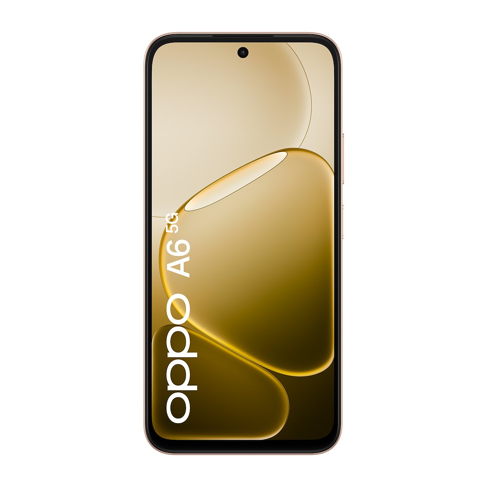 OPPO A65GAURORAGOLD - 5G AI Smartphone mit Doppelkamera 50MP