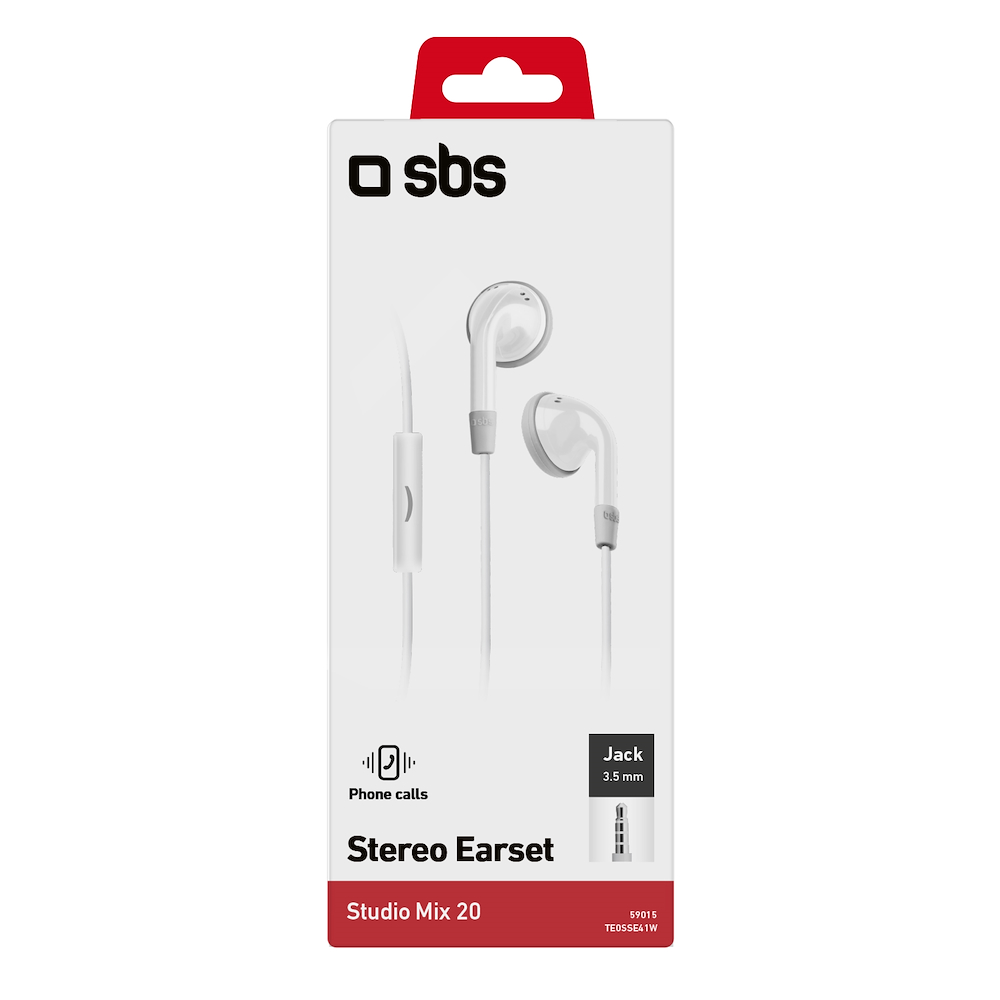 SBS TE0SSE41W - Power Duo TE0SSE41W In-Ear-Kopfhörer