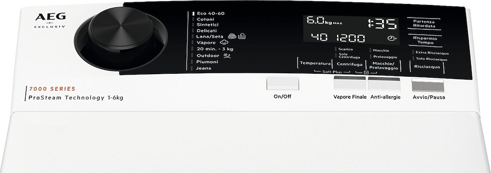 AEG XTR7BGE36A - Waschmaschine 6kg Invert Vapore