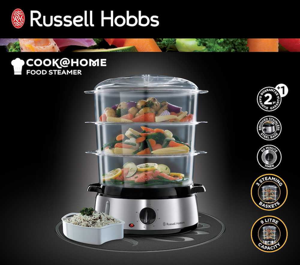 RUSSELL HOBBS 1927056 - Russell Hobbs Cook@Home Dampfgarer 19270-56