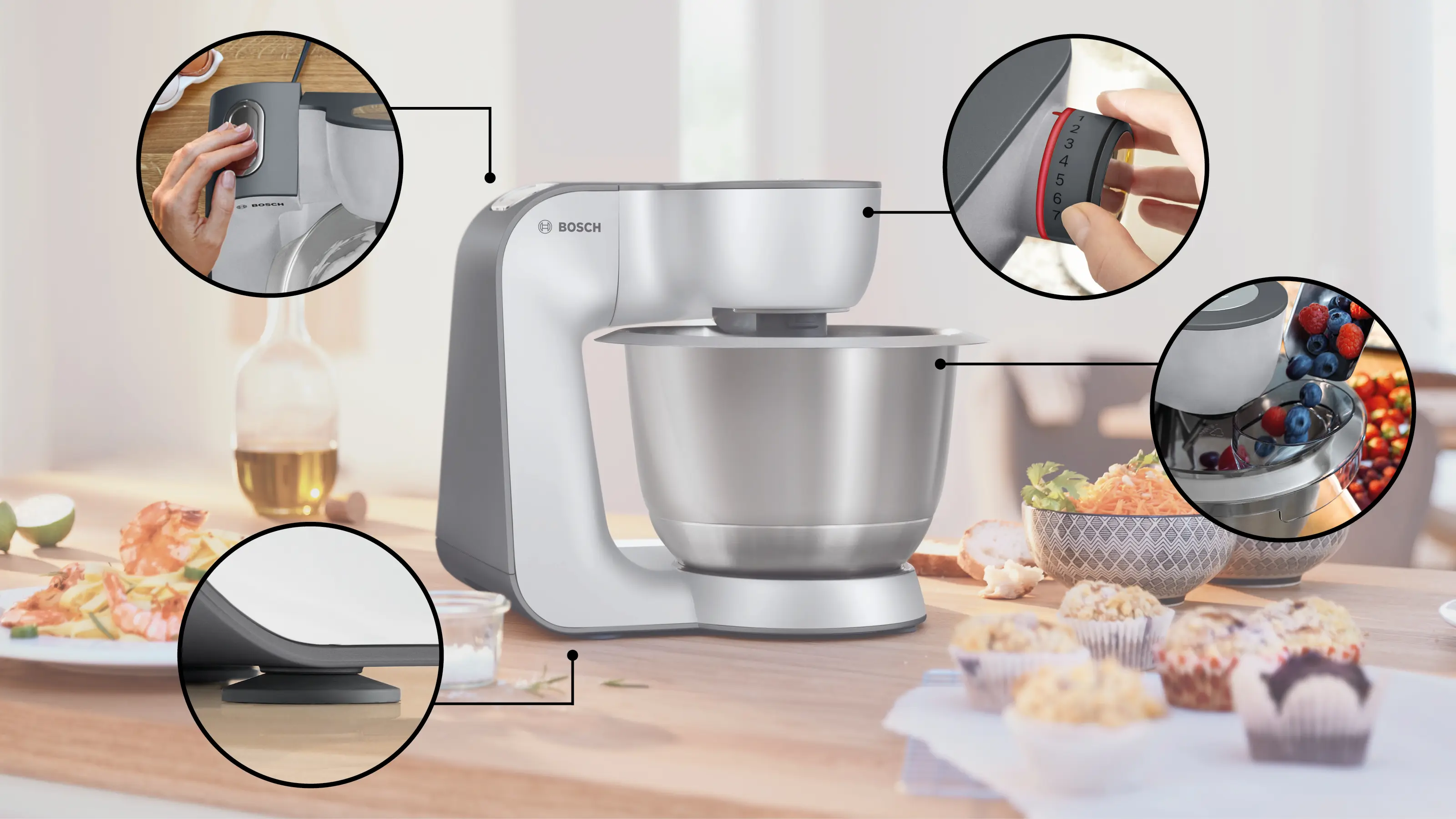 Bosch MUM58310 - Serie 4 Küchenmaschine 1000 W