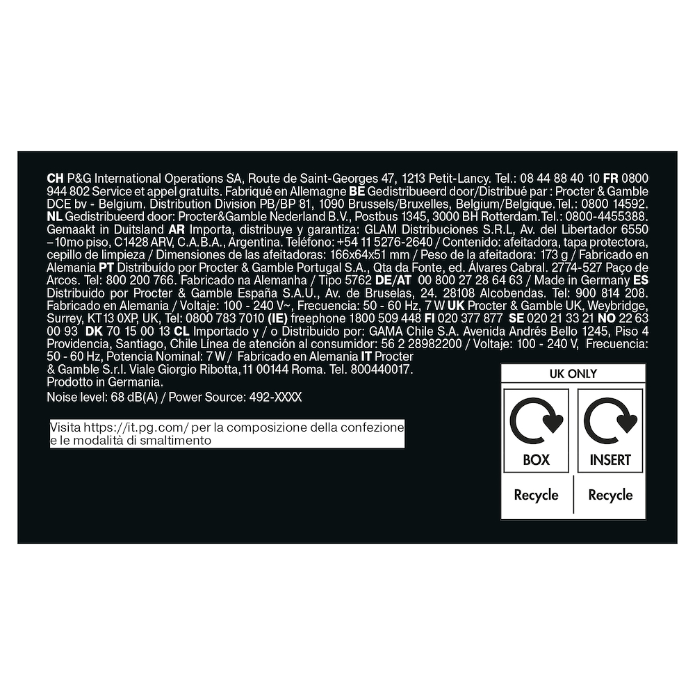 BRAUN 52B1000S - Elektrorasierer Blau