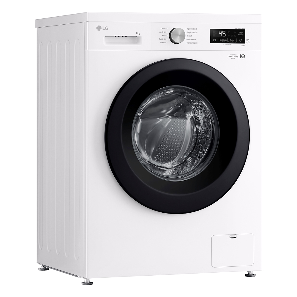 LG F4NX1008NWK - Smart Waschmaschine 8 kg A Klasse Wi-Fi