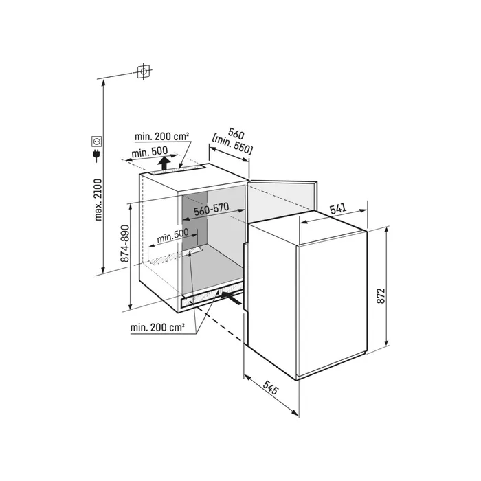 LIEBHERR IRSE3901 - Liebherr IRSe 3901 Pure Integrierbarer Kühlschrank