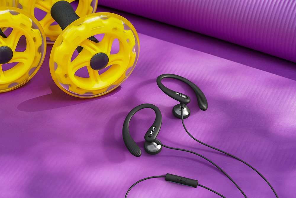 PHILIPS TAA1105BK00 - Philips TAA1105BK/00 In-Ear Sport-Kopfhörer mit Mikrofon