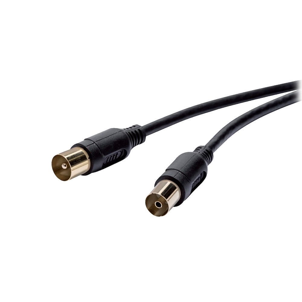 VIVANCO VVACABMF300K - Koaxialkabel für Antenne 3M