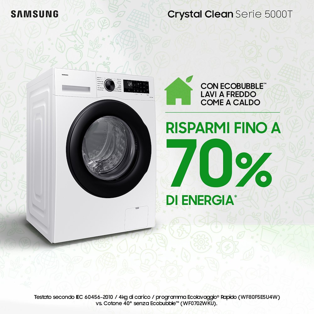 SAMSUNG WW90CGC04DAEET - Waschmaschine 9 Kg Wlan Dampfreinigung