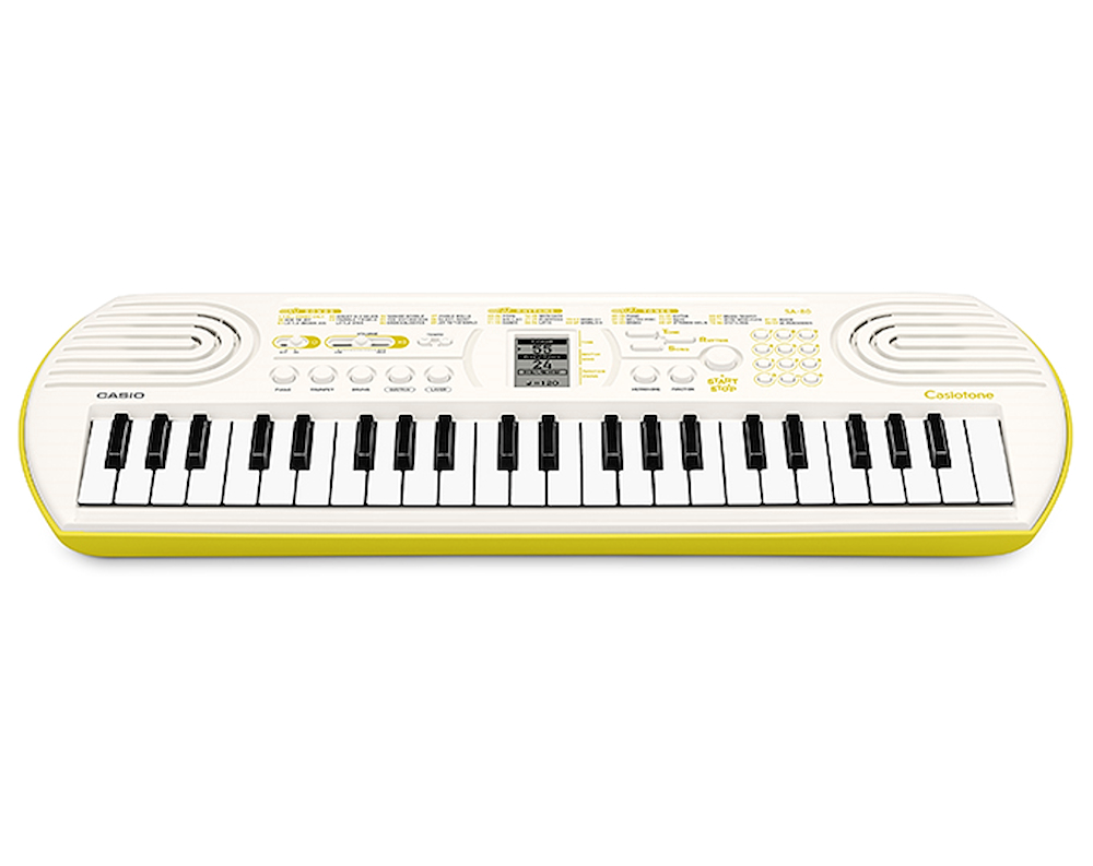 CASIO SA80 - Musik Tastatur 44 Tasten in Gelb