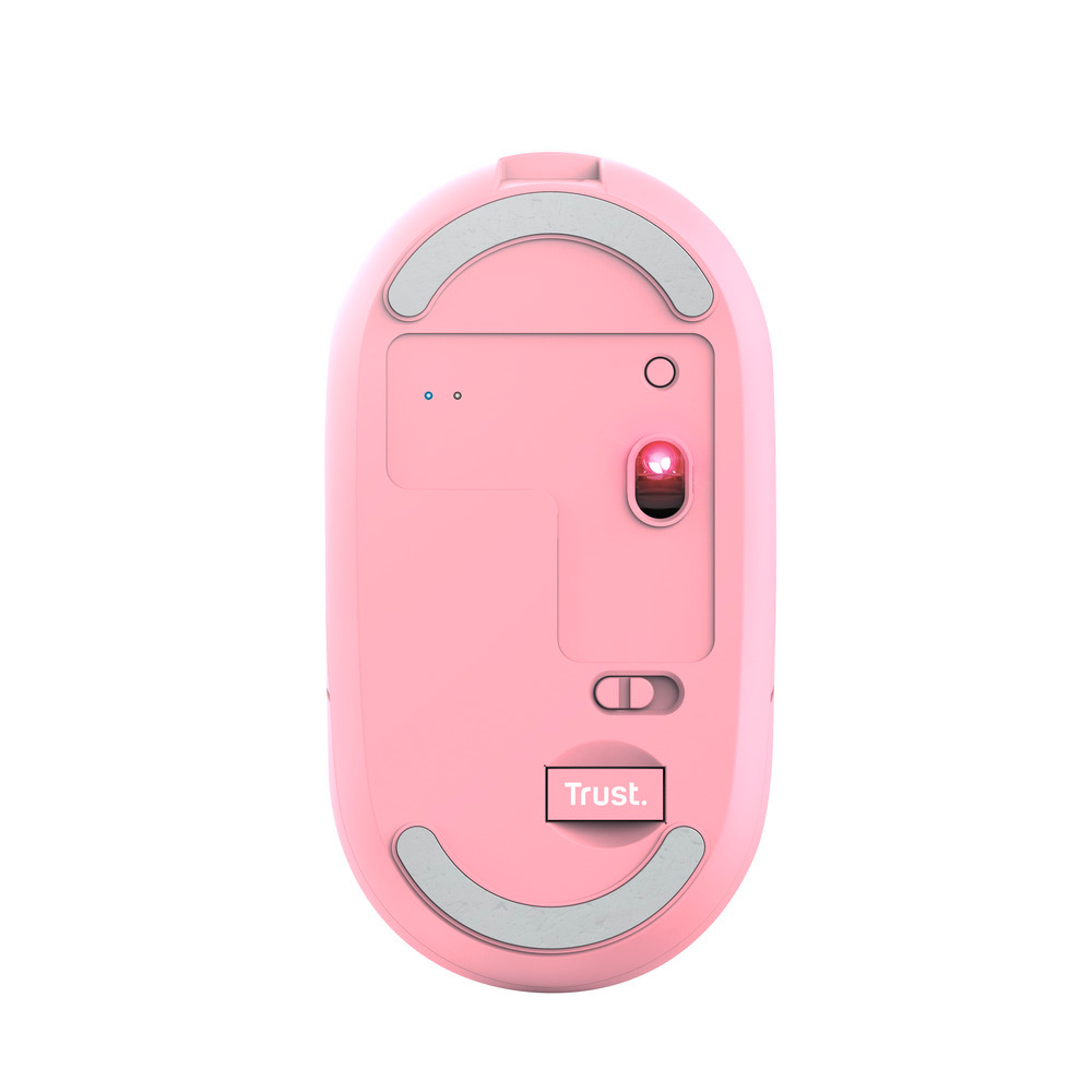 TRUST 24125 - Wiederaufladbare Wireless Maus Puck Rosa