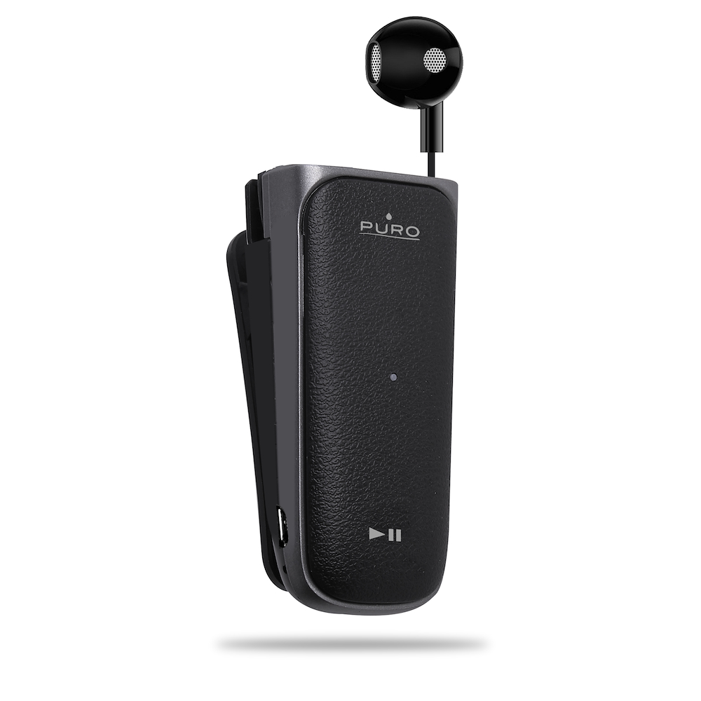 PURO PUROBT900BLK - Bluetooth Ohrhörer mit Clip schwarz