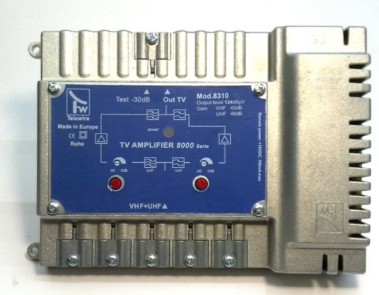 TELEWIRE TW8120 - TW8120 Linienverstärker VHF-UHF