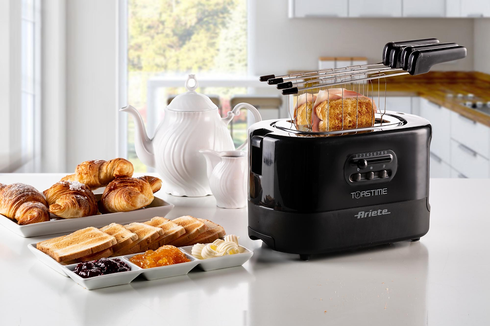 ARIETE 159NERO - 700W Toaster mit 9 Röstgraden