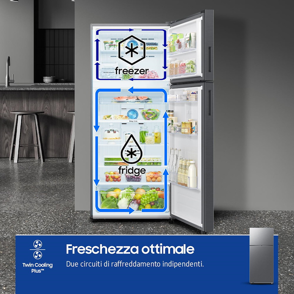 SAMSUNG RT53DG7A14S9 - Doppel-Tür Kühlschrank mit 530L und WiFi