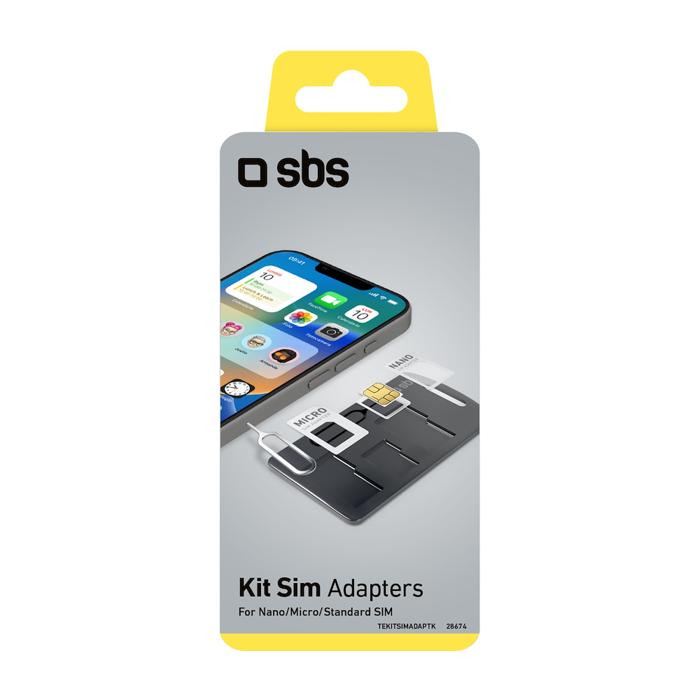 SBS TEKITSIMADAPTK - SIM Adapter Kit für Mobiltelefone
