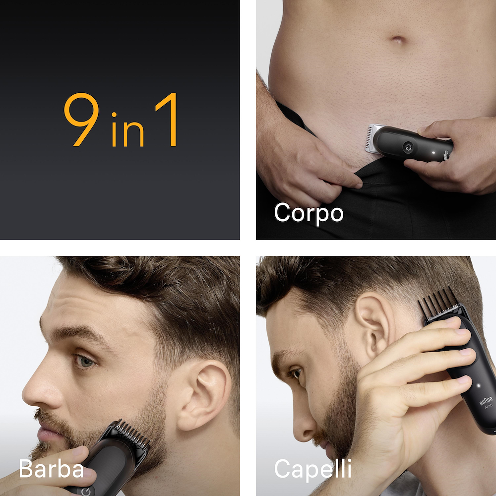 BRAUN AIO5540 - Braun All-in-One Trimmer 9in1 für Körperpflege