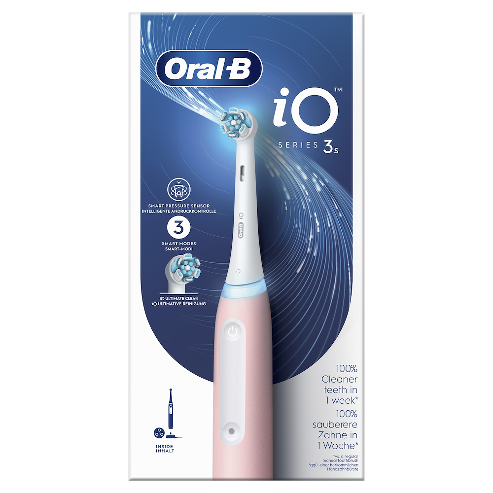 ORAL-B IO3SPINK - Oral-B iO Series 3 Elektrische Zahnbürste Rosa