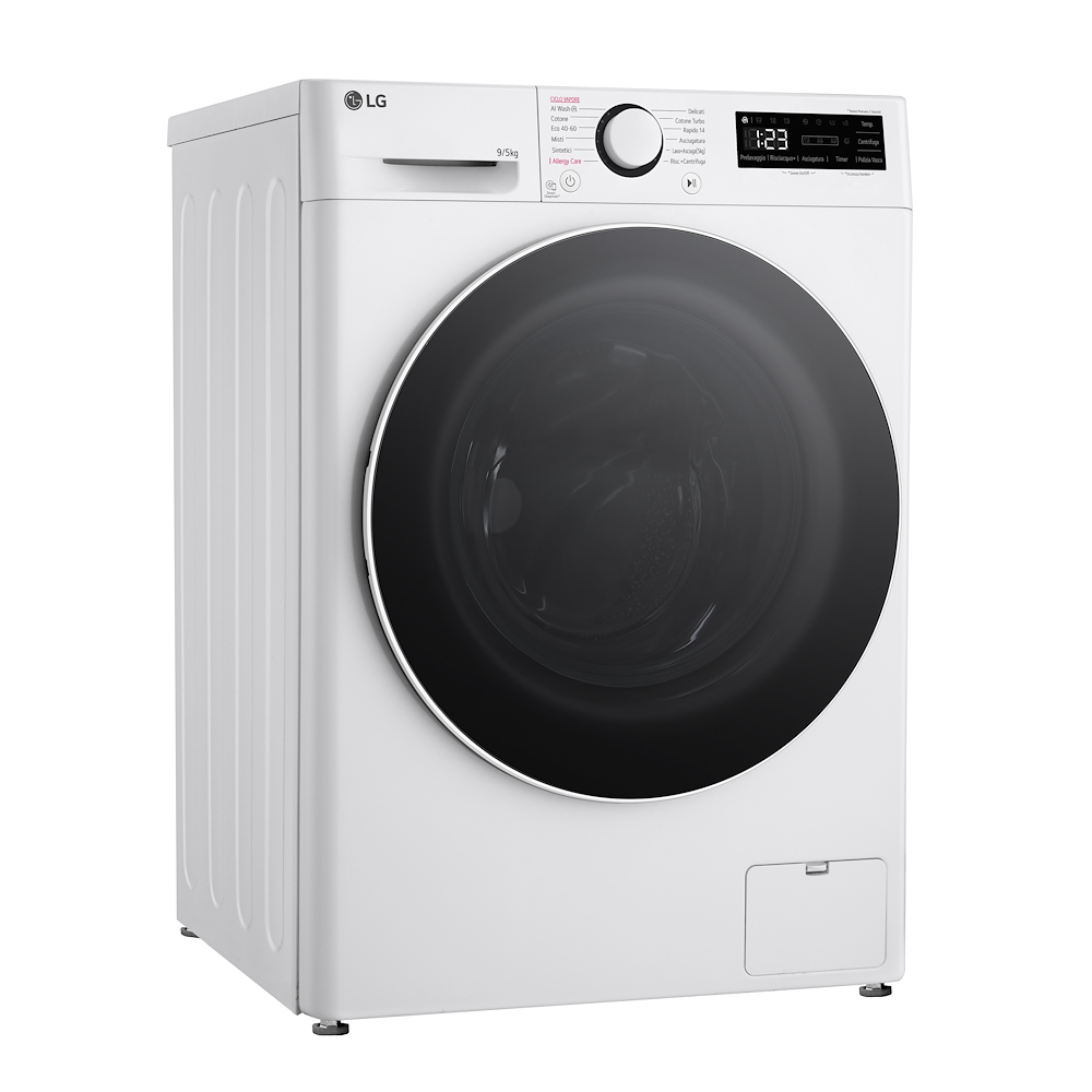 LG D2R5S09TSWW - Slim Waschmaschine und Trockner 9/5kg