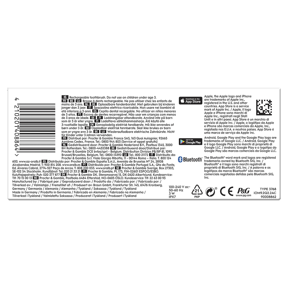 ORAL-B IO9SBLACK - Oral-B iO Series 9 Elektrische Zahnbürste Schwarz