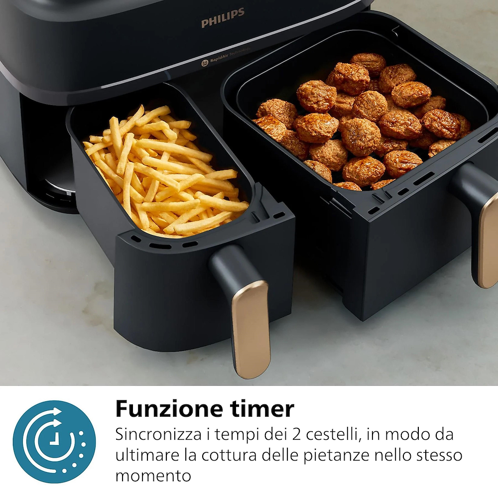 PHILIPS NA352 - Philips Airfryer Dual Basket NA352/00