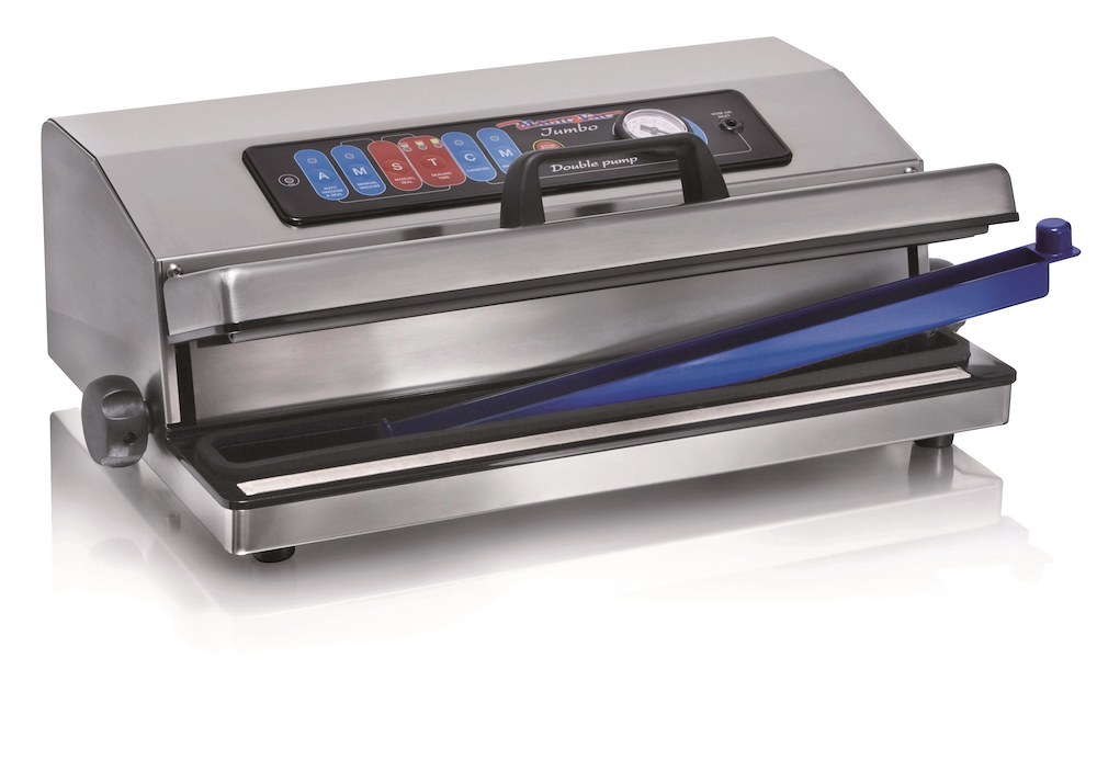 MAGIC VAC V702PK1 - V702PK1 0006880 MACCH.SOTTOVUOTO 380W DOPPIA POMPA JUMBO INOX