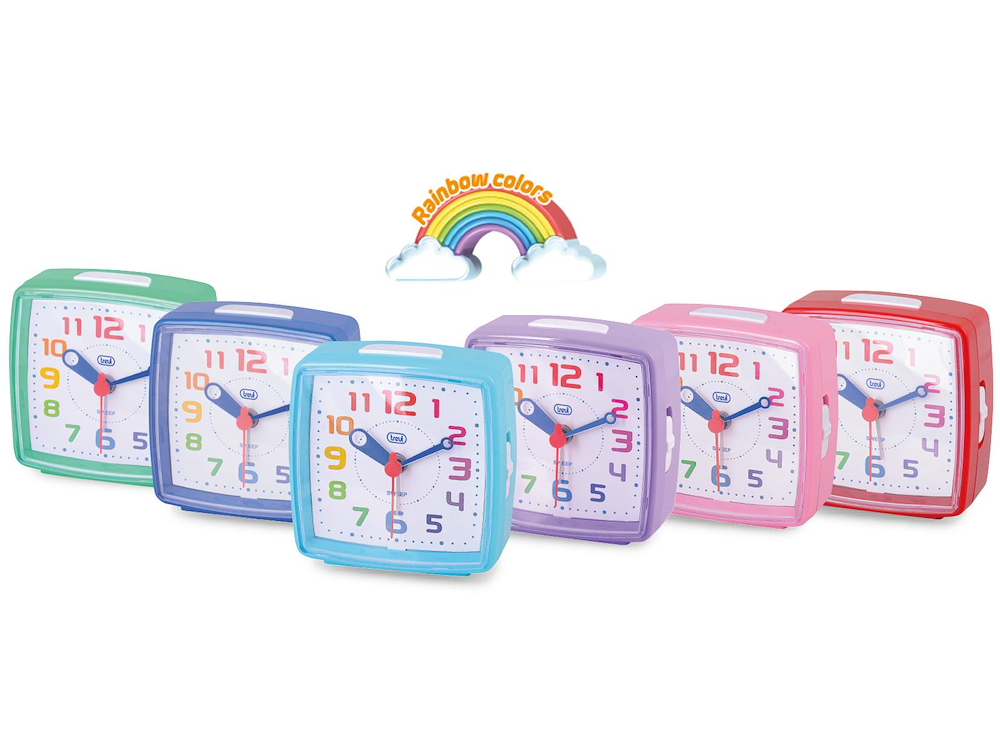 TREVI 0304700 - Quarzwecker Regenbogenfarben