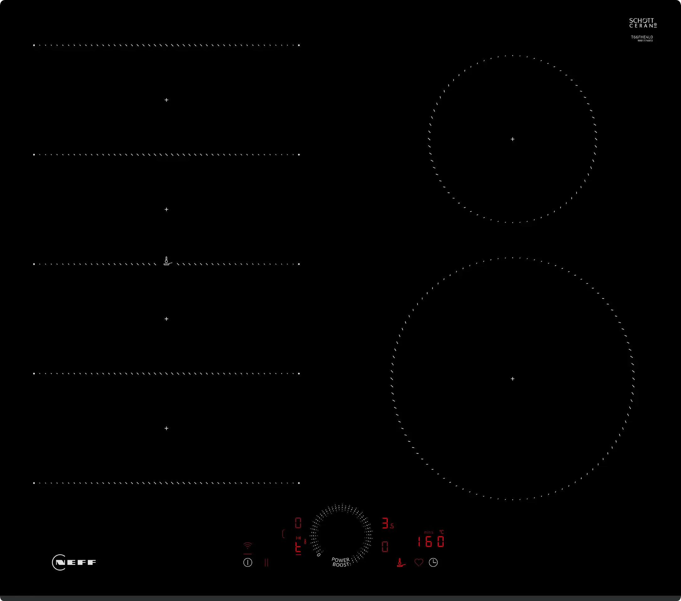NEFF T66FHE4L0 - N70 60cm FlexInduction Kochfeld