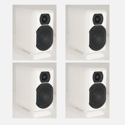 CHARIO KITPICCOLOK - Chario KITPICCOLOK 5.1 Heimkino-Lautsprecherset Weiß