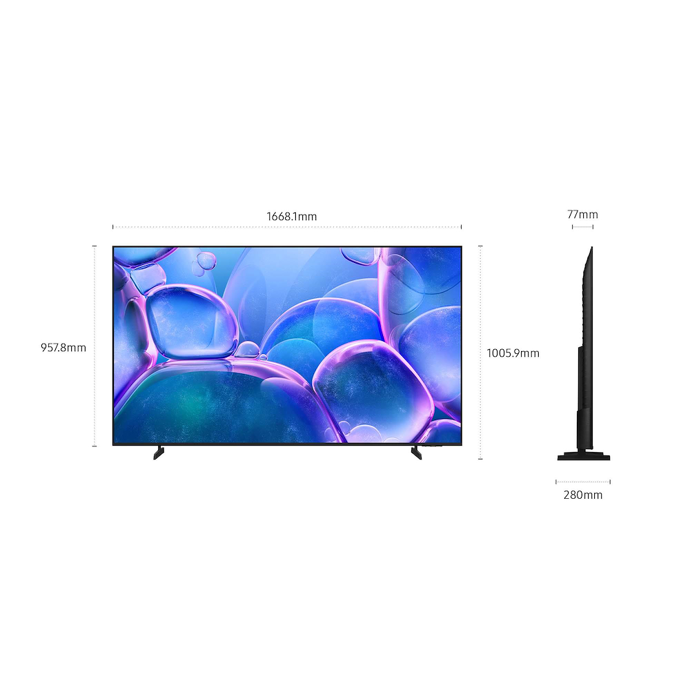 SAMSUNG UE75U7000FUXZT - Smart TV 75" Crystal UHD 4K