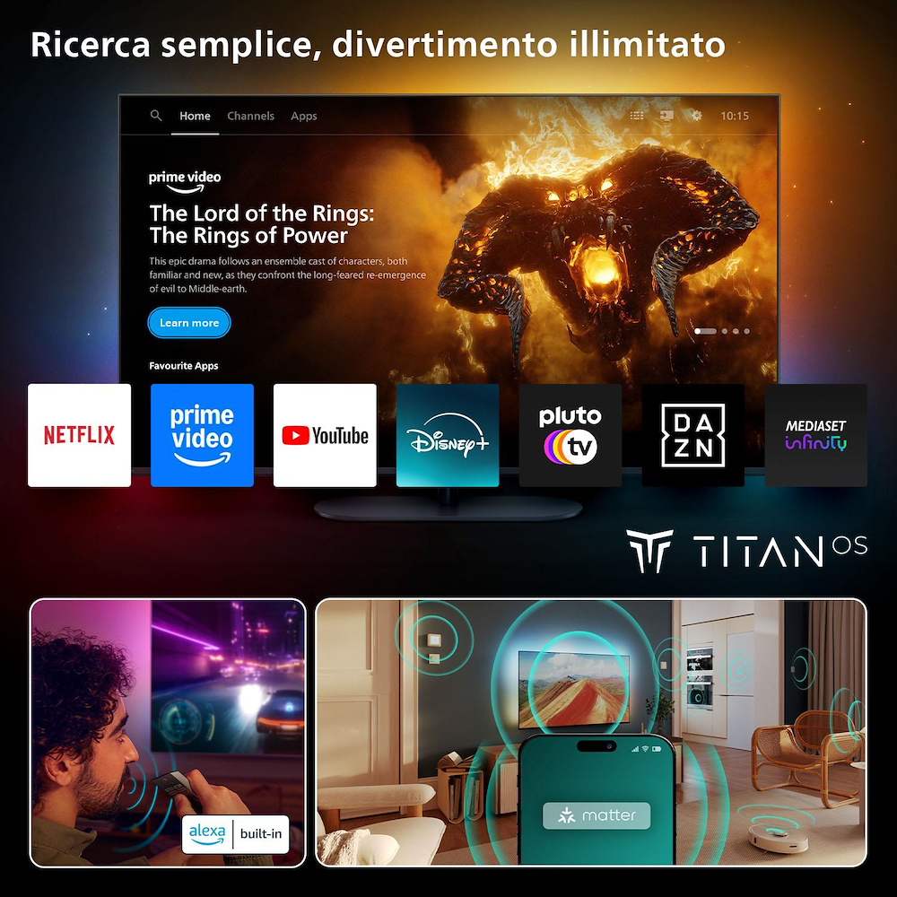 PHILIPS 65OLED770 - OLED TV 65" 4K UHD Ambilight