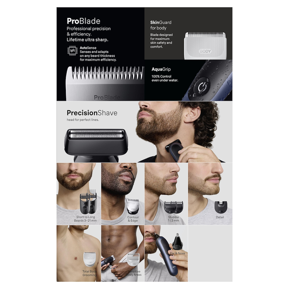 BRAUN AIO7540 - Braun 11in1 All-in-One Rasierer Series 7