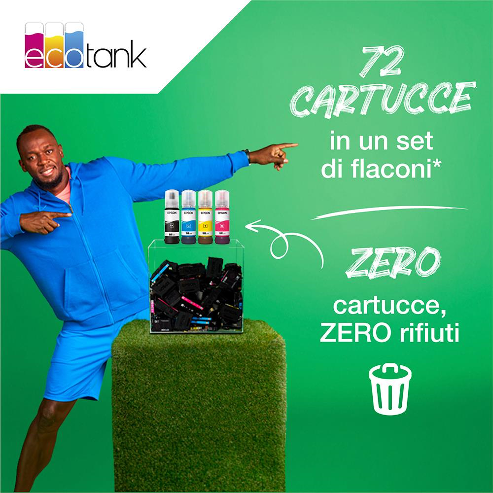 EPSON C13T00P240 - C13T00P240 0486192 FLAmitE INCHIOSTRO 104 65ML ECOTANK CIANO