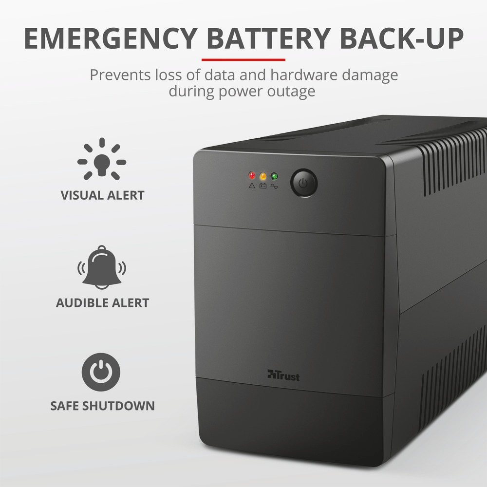 TRUST 23505 - Trust Paxxon 1500VA USV-System