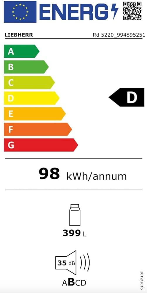 LIEBHERR RD5220 - Liebherr RD5220 Freestanding Larder Kühlschrank