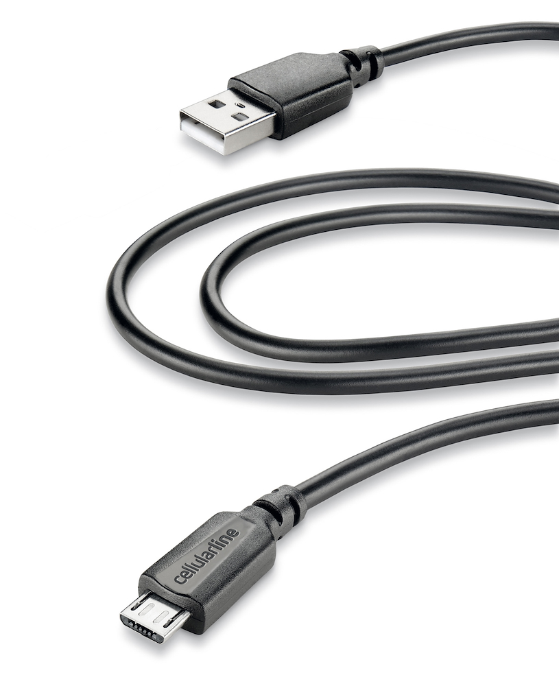 CELLULAR LINE USBDATACMICROUSB2M - Daten-/Ladekabel USB/MicroUSB 2m