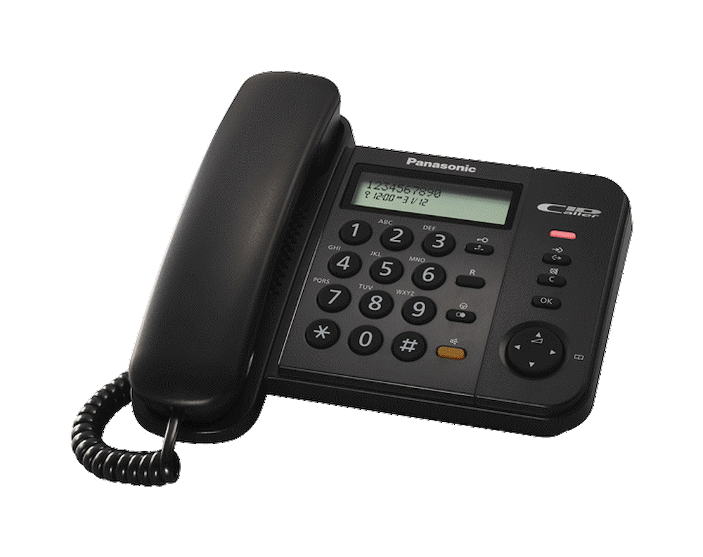 PANASONIC KXTS580EX1B - KXTS580EX1B KXTS580EX1B TEL.C/FILO LCD ANALOG. IDENTIF.CHIAMATE BLACK
