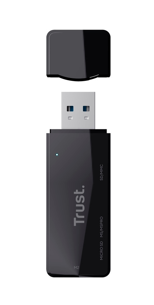TRUST 21935 - Trust USB3.2 Kartenleser NANGA schwarz