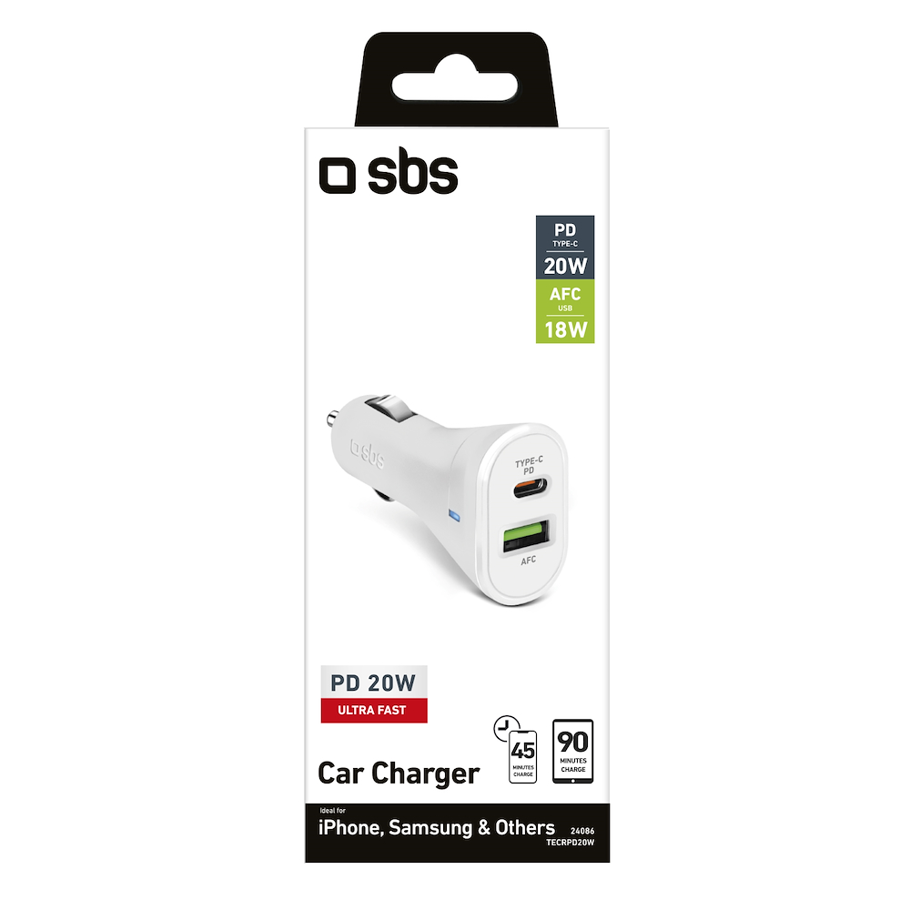 SBS TECRPD20W - Auto Ladegerät USB-C 20W